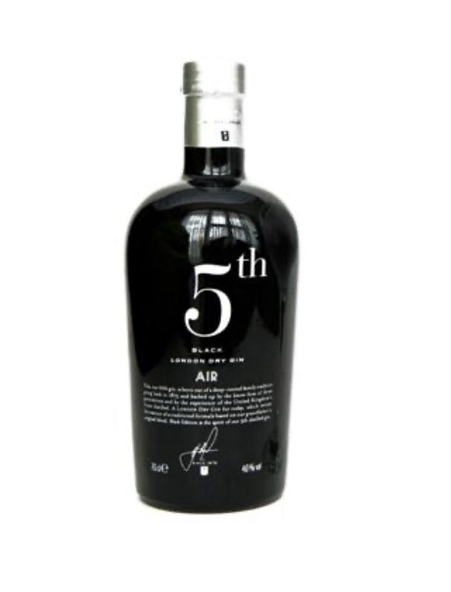 5th Gin Air Black Schwarzer Gin aus Barcelona 0,7l 40% Vol.