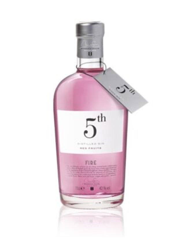 5th Gin Fire Red Fruits Pink Gin aus Barcelona 0,7l 42% Vol.