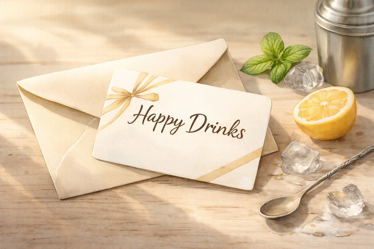 Happy Drinks Geschenkkarte