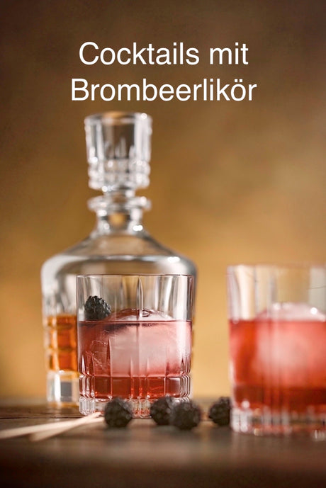 Cocktails mit Brombeerlikör