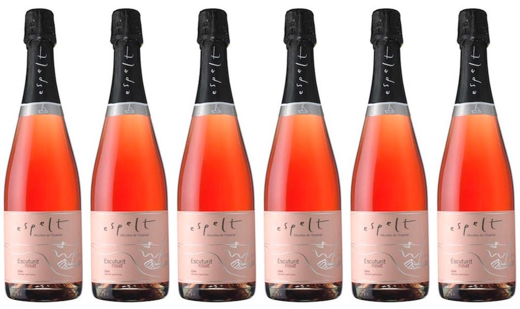 6-er-Set Cava Escuturit Brut Rosat Bio von Espelt