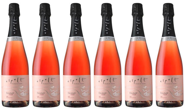 6-er-Set Cava Escuturit Brut Rosat Bio von Espelt