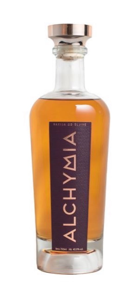 Alchymia“ Rakia Sliwowitz 70cl, serbischer Obstbrand in edler Flasche, reich an traditionellem Geschmack mit 40 % Vol.