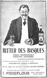 Bitter des Basques historische Werbung