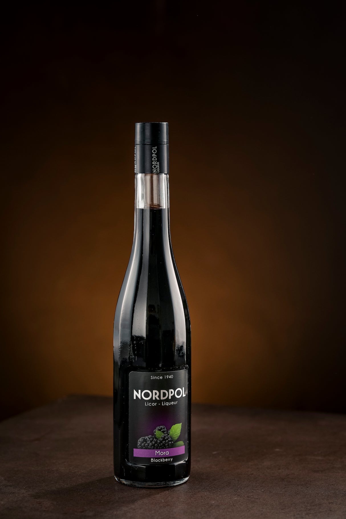 Brombeeren Likör Nordpol Flasche