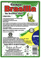 Cachaca Brasilla Etikett