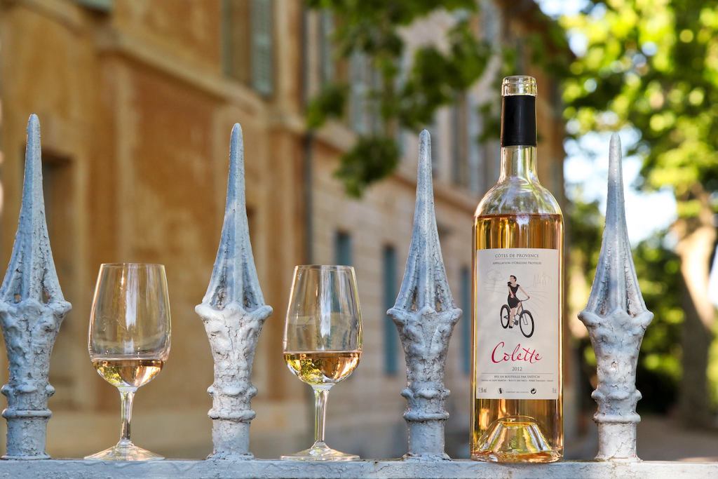 Colette Rose-Wein Cotes-de-Provence & Gläser