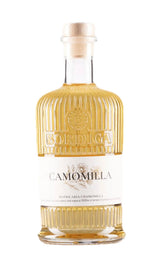 Bordiga Elisir Camomilla Kamillenlikör Flasche mit hellem Etikett auf weißem Hintergrund