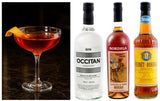 Hanky Panky Cocktail Set mit Cocktailglas, Occitan Gin, Vermouth Rosso und Fernet Bordiga