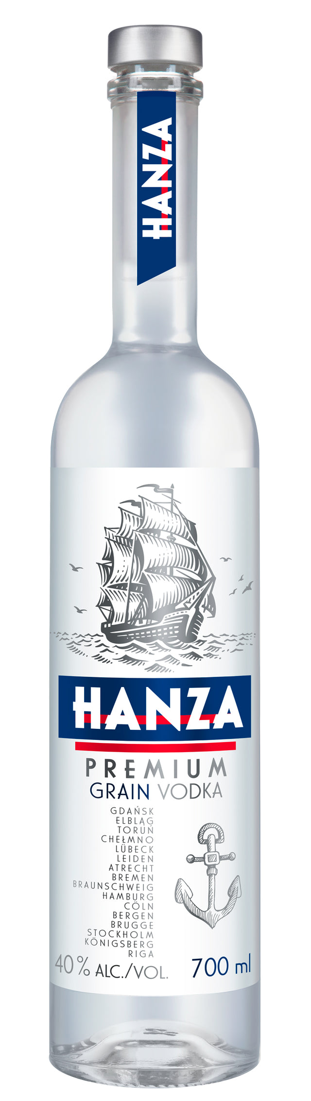 Hanza Premium Grain Vodka 70cl