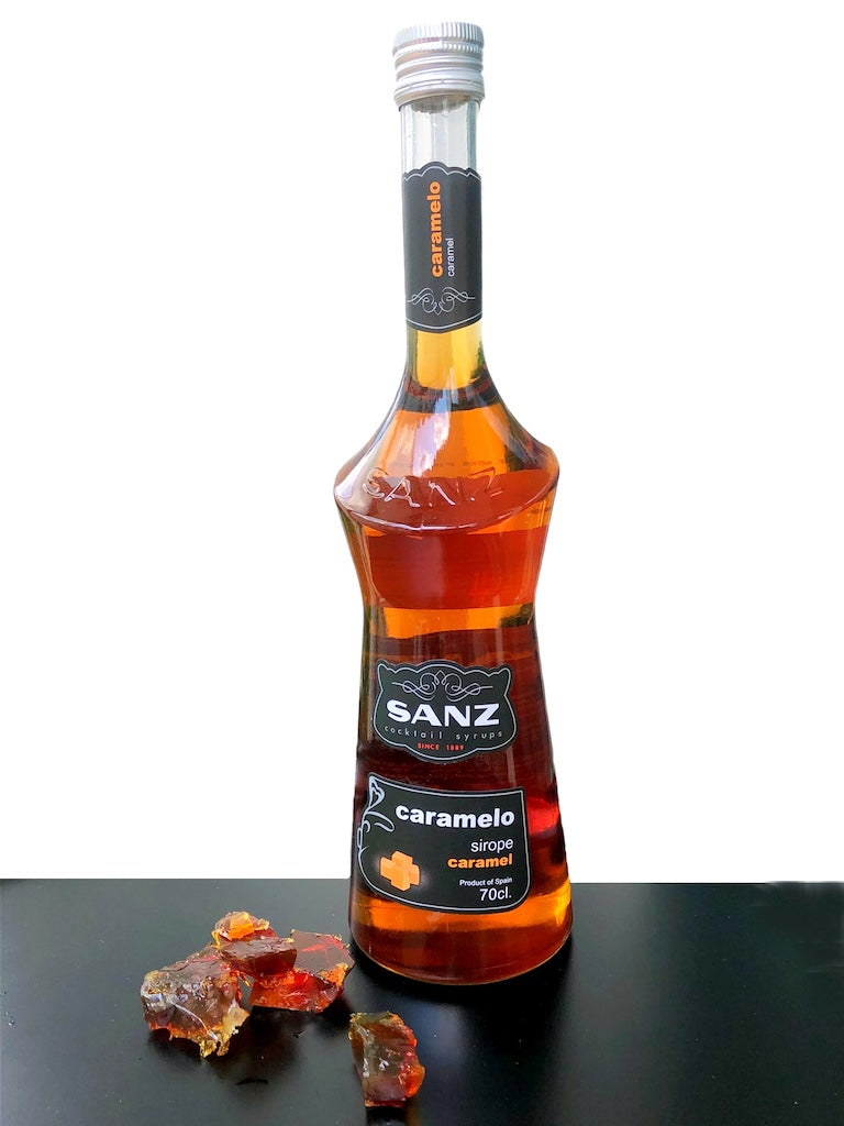 Karamellsirup Sanz, Sirup für Kaffee und Cocktails. Alkoholfrei. 0,7l