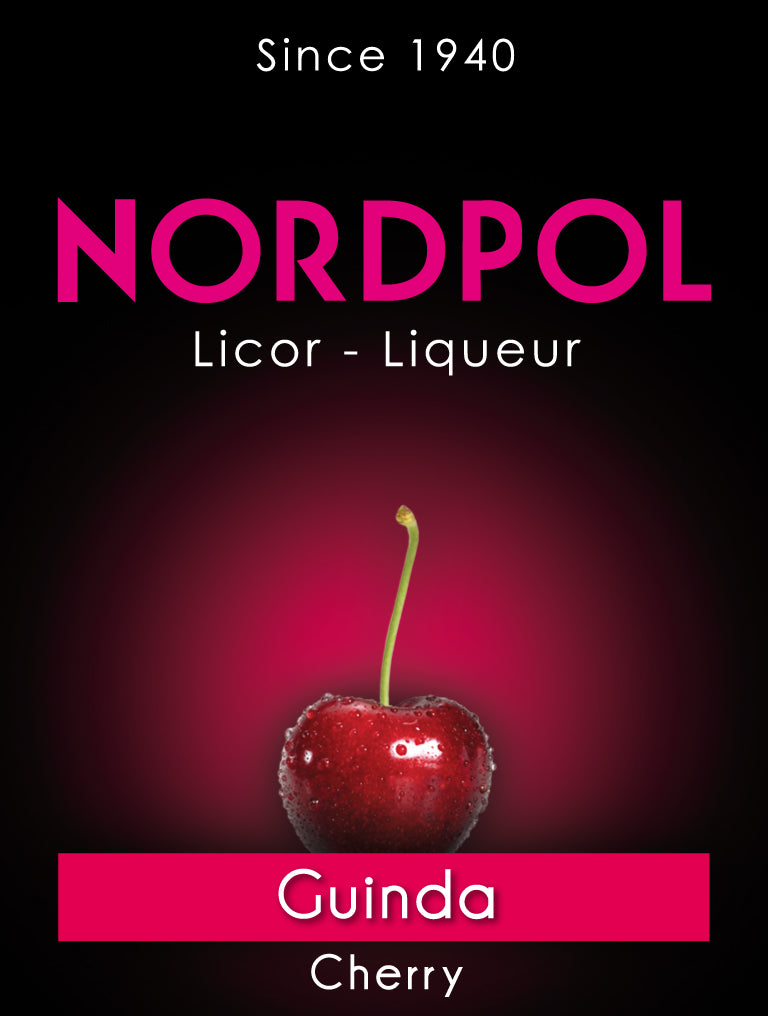 Kirschlikör Nordpol Front Label