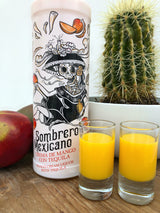 Mango Likoer Sombrero Mexicano mit Shots und Kaktus