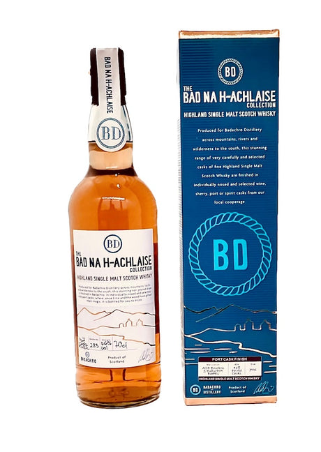 Nad na h-Achlaise Port Cask Whisky Flasche 70cl mit Geschenkbox