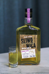 Polnisch Sliwowitz mit Shotglas