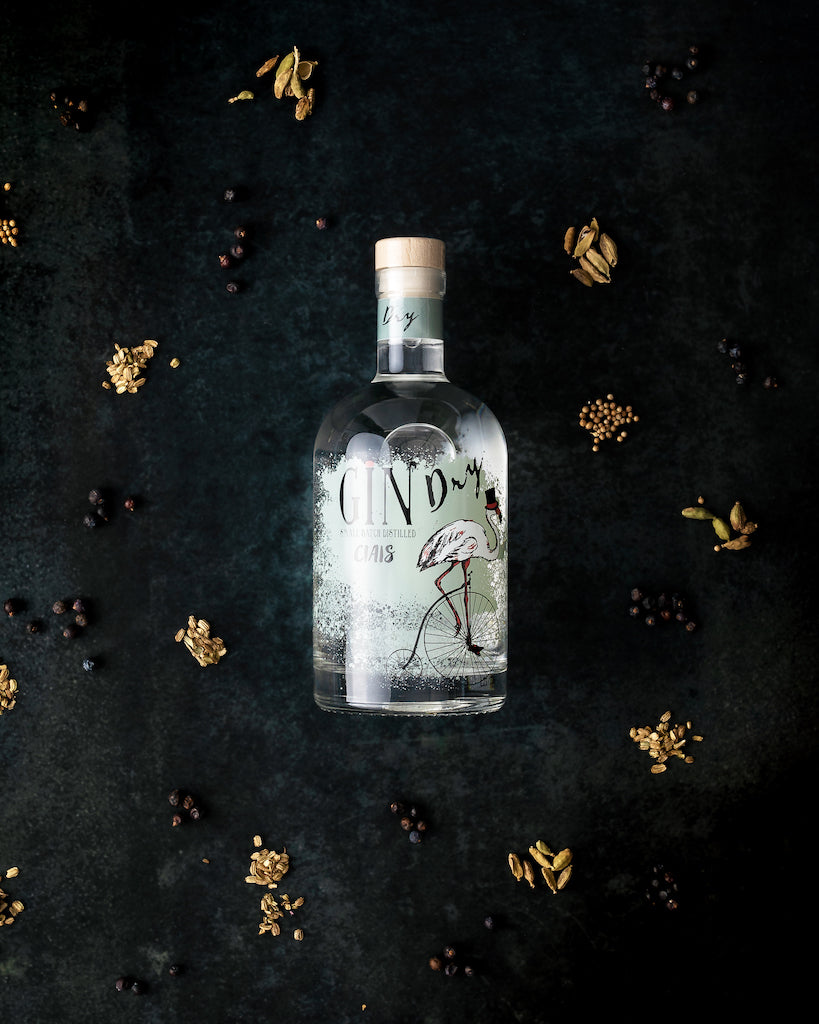 Premium Dry Gin "Ciais Bordiga" aus Italien mit Botanicals