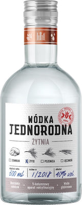 Roggen Wodka Single Grain "Jednorodna" aus Polen