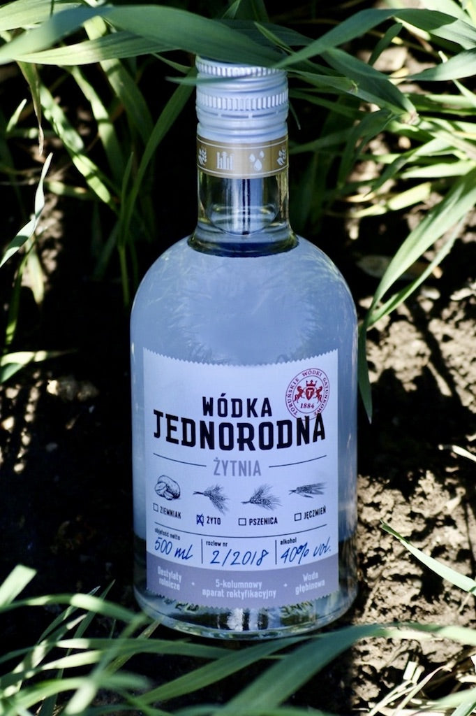 Roggen Wodka "Jednorodna" aus Polen_cool