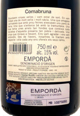 Rotwein Espelt Coma Bruna 2017 Etikett Back