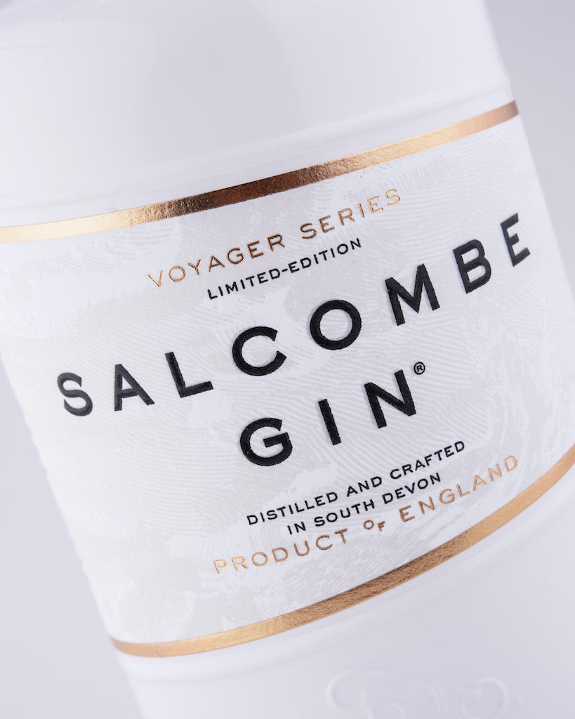 Salcombe Gin Phantom aus England Etikett