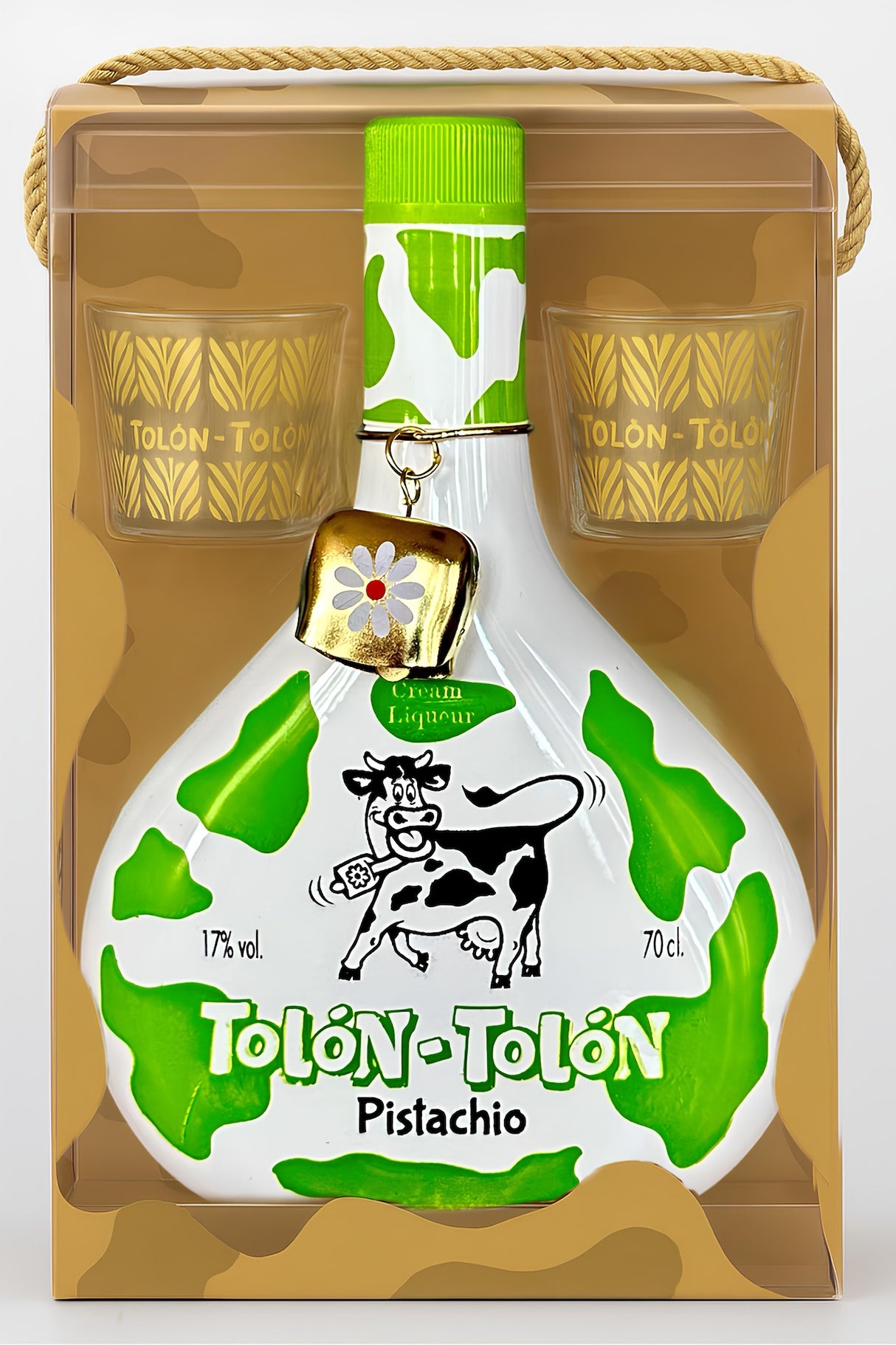 Tolon-Tolon Pistazien Likör in Geschenkverpackung. 0,7l, 17% Vol.