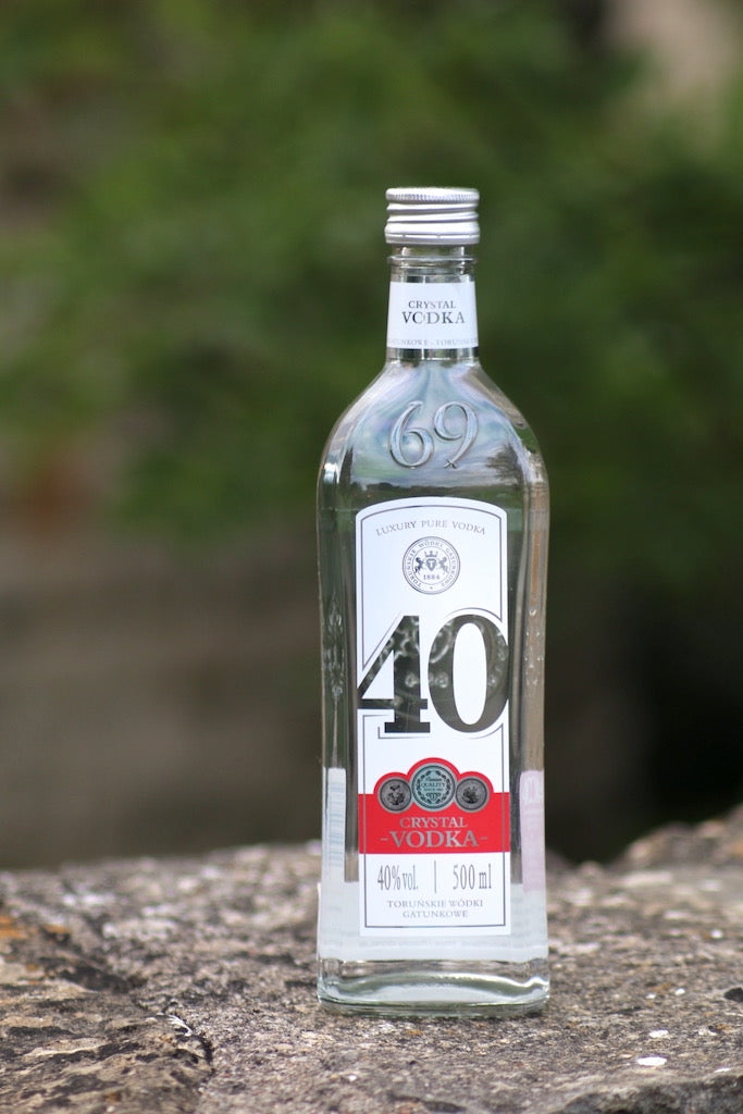 Vodka aus Polen "40-Crystal"_Flasche