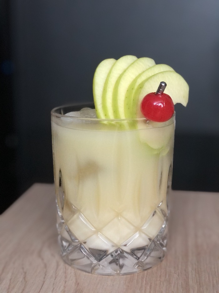 Orangen-Apfel-Batida-Cocktail